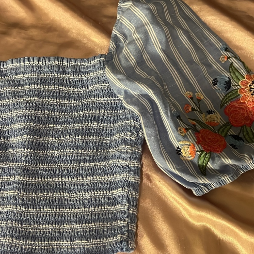 Ruched crop top